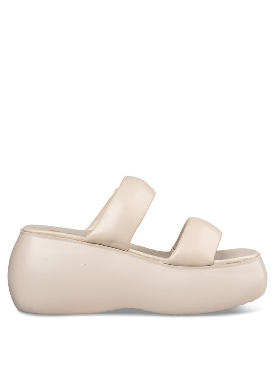 Envie Shoes Damenplattformen Beige