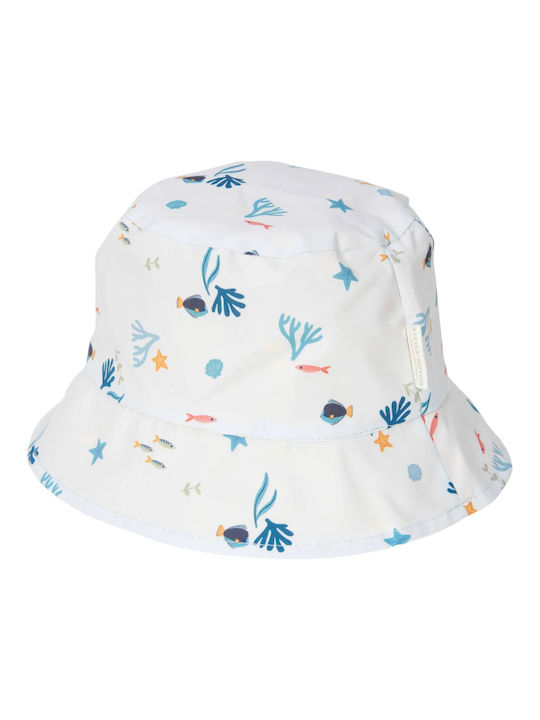 Little Dutch Παιδικό Καπέλο Υφασμάτινο Αντηλιακό Λευκό
