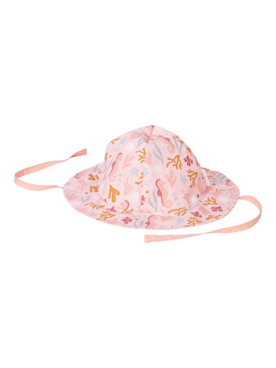Little Dutch Παιδικό Καπέλο Υφασμάτινο Αντηλιακό Ροζ