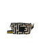 Melpomene I Leather Women's Bag Crossbody Beige Black Labyrinth