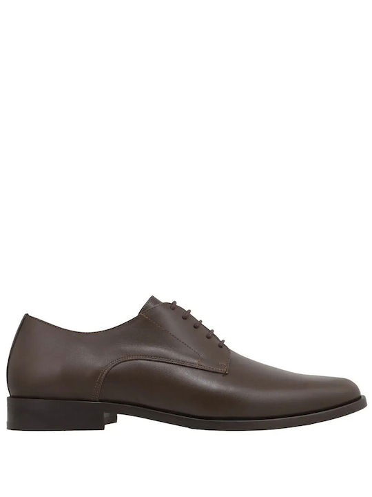 Καλογήρου Men's Dress Shoes Brown