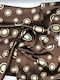 Γυναικείο Σατέν Μαντήλι Τετράγωνο 50 X 50 Εκ Καφέ Mb-neckerchief2-brown