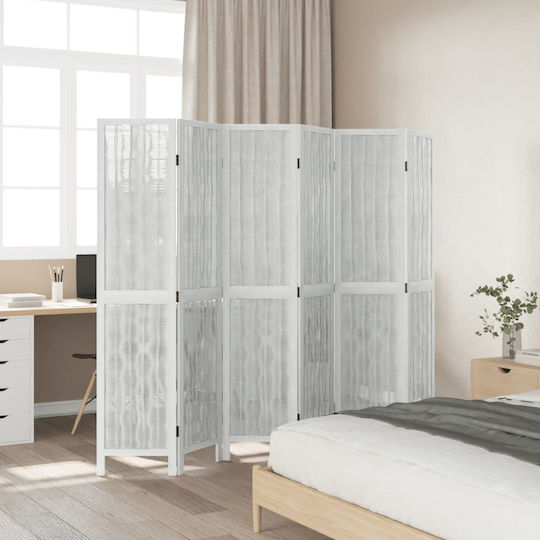 vidaXL Dekorativer Raumteiler Hölzernes mit 6 Paneelen 210x180cm