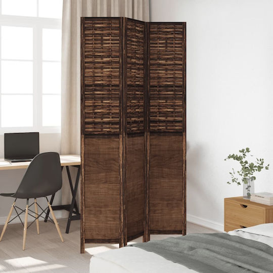 vidaXL Διακοσμητικό Παραβάν Ξύλινο με 3 Φύλλα 105x220cm