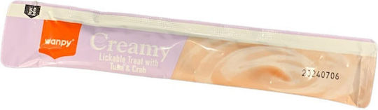 Wanpy Creamy Treat Лакомства Снакс с Риба тон за Котка 350гр