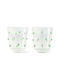 Pols Potten Glass Cocktail/Drinking / Water made of Glass in Green Color 300ml 1pcs