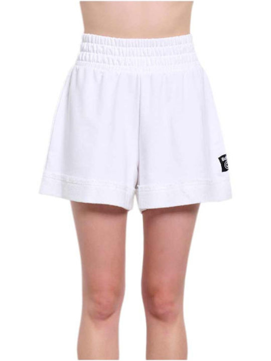 BodyTalk Women's High-waisted Sporty Shorts White