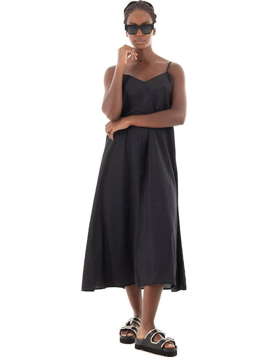 Josie Φόρεμα Plain Black