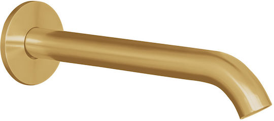 Eurorama Комплект смесител и чучур за вграждане за душ кабина Inox Gold Brushed