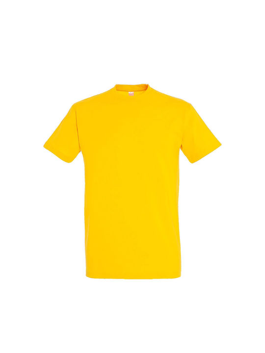 Sol's T-shirt Bărbătesc cu Mânecă Scurtă Gold