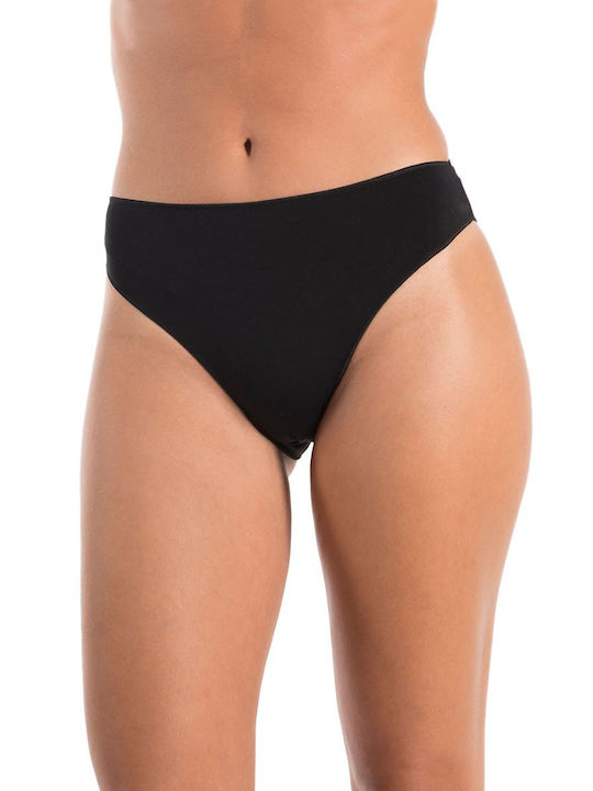 A.A UNDERWEAR Tai Bamboo 3 Damen Slip Nahtlos Schwarz