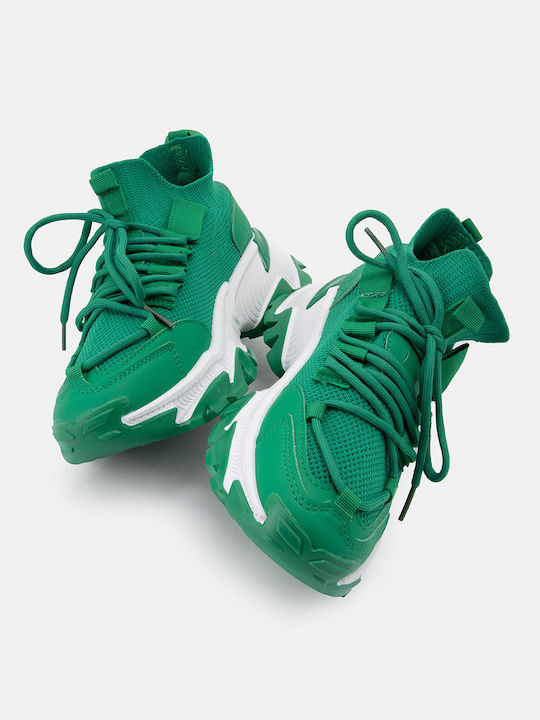Bozikis Γυναικεία Chunky Sneakers Πράσινο