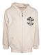 Kids Cardigan with Hood Ecru