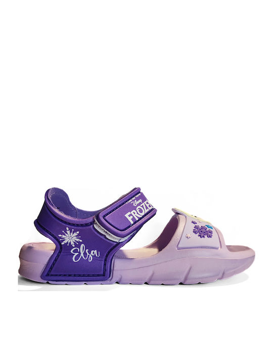 Disney Frozen Kids Beach Shoes Purple
