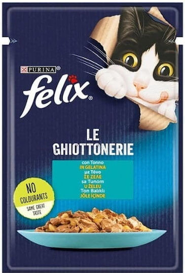 Felix Υγρή Τροφή για Γάτες σε Φακελάκι με Τόνο 85gr