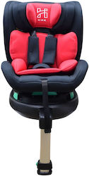 Dream House Safety 360° Καθισματάκι Αυτοκινήτου i-Size 0-36 kg με Isofix Μαύρο-Κόκκινο