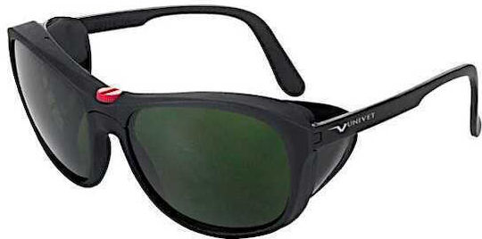 Univet Safety Glasses for Protection with Black Lenses Tinted Welding 1pcs
