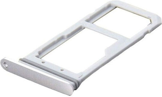 Slot Card Sim Argintiu pentru Samsung Galaxy S7 edge