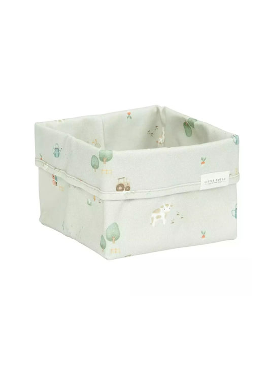 Little Dutch Little Nursery Storage Basket Green