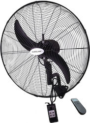 Eurolamp Commercial Wall-Mounted Fan 125W 56cm 300-23506