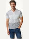 Mexx Fashion Ανδρικό Polo Κοντομάνικο Λευκό Ρίγες Mf007104441m