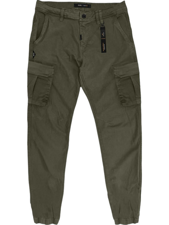 Double Men's Trousers Cargo Green