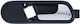 Door handle with installation Front Right Seat Ibiza / Cordoba 45032306R
