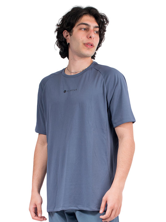 Virtus Ανδρικό Αθλητικό T-shirt Κοντομάνικο Μπλε
