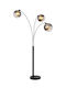 Globo Lighting Φωτιστικό Δαπέδου Υ200εκ. με Ντουί για Λαμπτήρα E27 Μαύρο