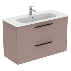 Ideal Standard Countertop with Sink Greige Matt