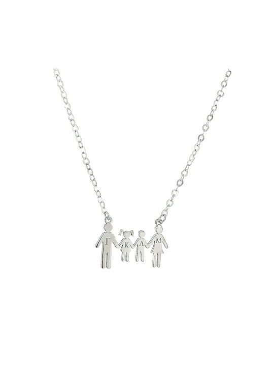 Dio Jewellery Lab Necklace Family from Silver