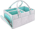 Quasar Nursery Storage Basket Turquoise