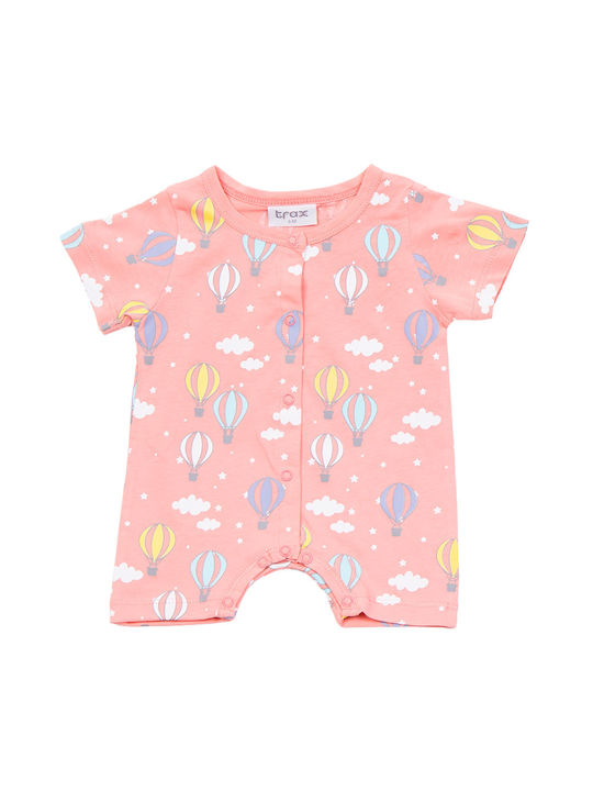 Trax Set Baby Strampler Rosa