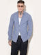 Long-sleeved Shirt Striped Blue