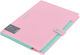 Berlingo Folder with Button for Paper A4 Pink BE