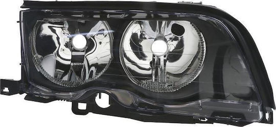 Front Light Black Marelli Bmw Series 3 E46 Sedan 99-02 63126902746 Right 1 pc