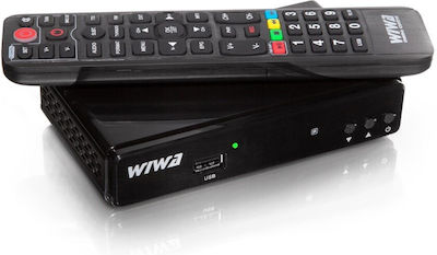 WIWA H.265 2790Z LITE Receptor Digital Mpeg-4 HD (720p) cu Funcția Înregistrare PVR pe USB Conexiuni SCART / USB