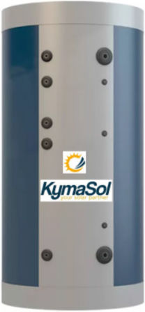 KymaSol Δοχείο Αδράνειας Glass 200lt χωρίς Εναλλάκτη για Αντλίες Θερμότητας