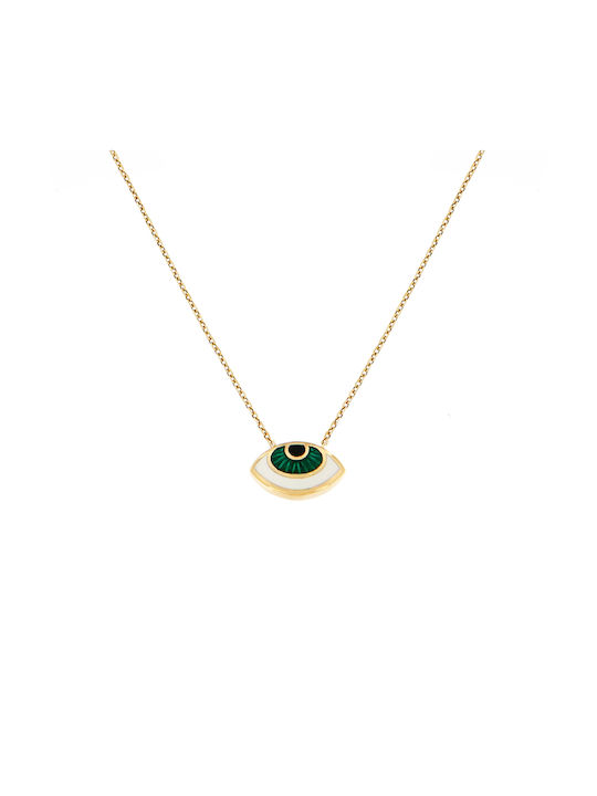 Necklace Eye from Gold 14K