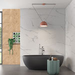 Ravenna Artemis Floor Interior Matte Tile 80x36cm Blanco & Rlv Tabala Miel