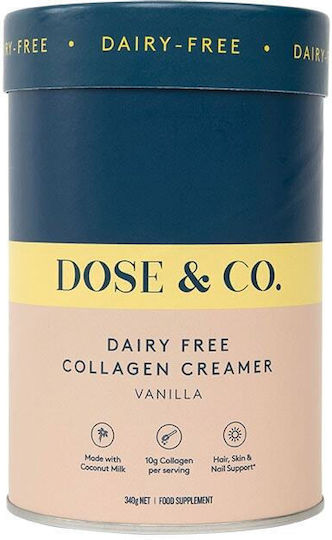 Dose & Co Dairy Free Collagen Creamer 340gr Vanilie
