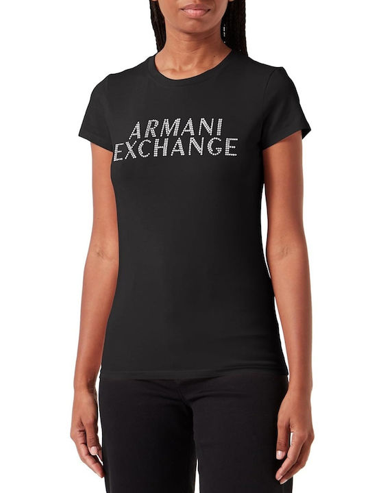 Armani Exchange Feminin Tricou Black