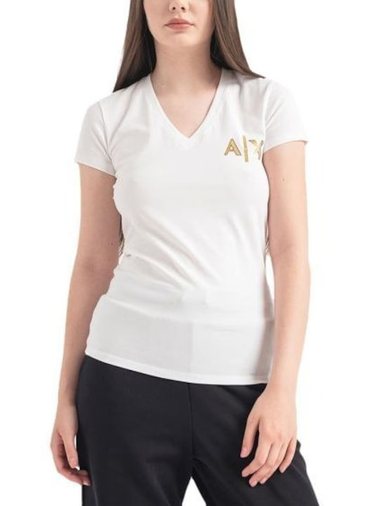 Armani Exchange Femeie Tricou White