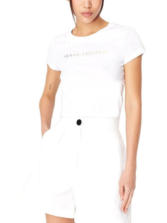 Armani Exchange Feminin Tricou White