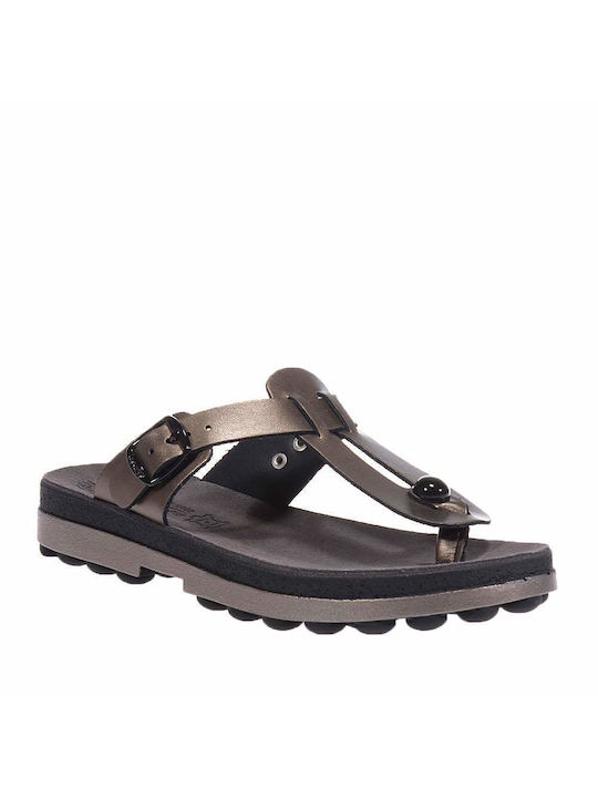 Fantasy Sandals Leather Women's Sandals Gray