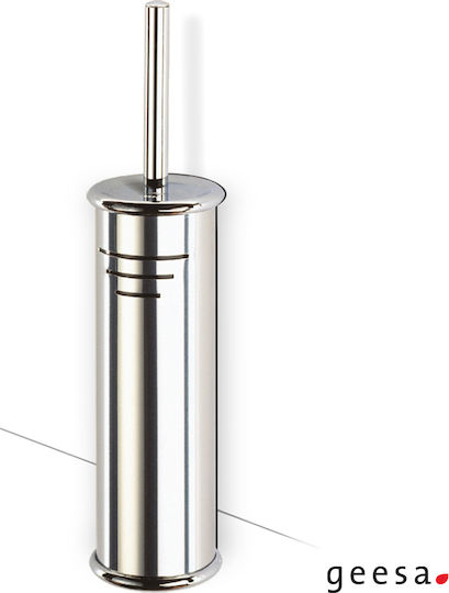 Geesa Metallic Toilet Brush Silver