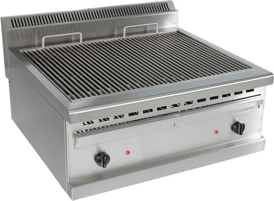 Електрическа двойна водна скара професионална гръцка изработка 6000W 12-позиционен превключвател M&m Professional