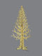 Christmas Tree Wall 400cm with LED Lighting