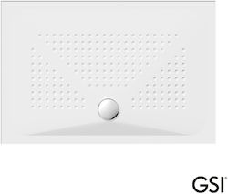 GSI Rectangulară Duș ceramic 120x80cm Albă