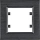 Hager Lumina Passion Switch Frame in Black Colo...